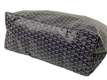 Load image into Gallery viewer, 新品未使用品 GOYARD ゴヤール サンルイ XXL トートバッグ ヘリンボーン柄 PVCコーティングキャンバス ネイビー 中古 4c070454