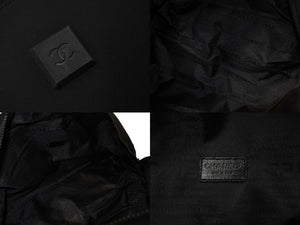CHANEL シャネル スポーツライン ボストンバッグ ココマーク 7番台 キャンバス ブラック ナイロン 美品 中古 4c070456