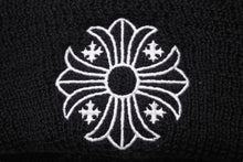 Load image into Gallery viewer, Chrome Hearts クロムハーツ CH WOOL WATCH CAP ニット帽 帽子 CHプラス ウール ブラック ホワイト 美品 中古 4c070457