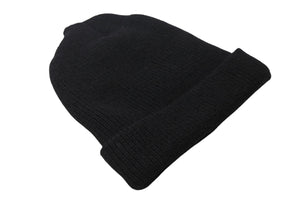 Chrome Hearts クロムハーツ WOOL WATCH CAP ニット帽 帽子 ホースシュー U.S.A製 ブラック ホワイト サイズOS 美品 中古 4c070458