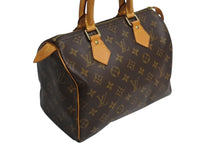 Load image into Gallery viewer, LOUIS VUITTON ルイヴィトン スピーディ25 ハンドバッグ M41109 旧型 モノグラム PVC レザー ゴールド金具 ブラウン 美品 中古 4c070462