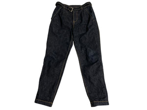 BEYONDEXX x SACAI ビヨンデックス サカイ ワイドテーパード デニムパンツ 22-02831M サイズ0 インゴディブルー 美品 中古 4c070468 