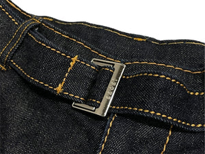BEYONDEXX x SACAI ビヨンデックス サカイ ワイドテーパード デニムパンツ 22-02831M サイズ0 インゴディブルー 美品 中古 4c070468 