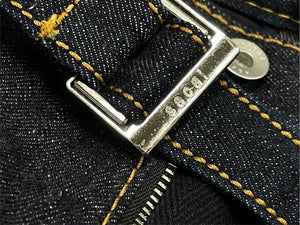 BEYONDEXX x SACAI ビヨンデックス サカイ ワイドテーパード デニムパンツ 22-02831M サイズ0 インゴディブルー 美品 中古 4c070468 