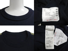 画像をギャラリービューアに読み込む, Sacai サカイ 22SS ナイロンツイル半袖Ｔシャツ ブラック カーキ ドッキングトップス コットン サイズ1 美品 中古 4c070469 