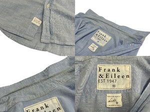 Frank&Eileen フランクアンドアイリーン LUKE ルーク 長袖シャツ 2720700101 サイズXS ブルー コットン 良品 中古 4c070470