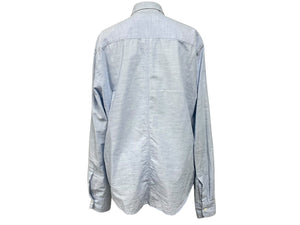 Frank&Eileen フランクアンドアイリーン LUKE ルーク 長袖シャツ 2720700101 サイズXS ブルー コットン 良品 中古 4c070470