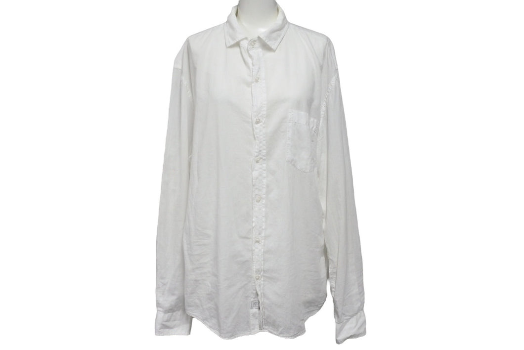 Frank&Eileen フランクアンドアイリーン LUKE ルーク 長袖シャツ 3420700021 サイズM ホワイト コットン 美品 中古 4c070471