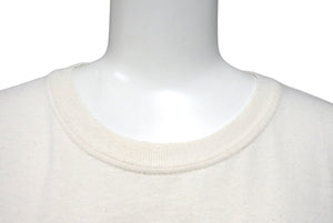 WIND AND SEA ウィンドアンドシー 半袖Tシャツ WDS-CS-210 サイズM アイボリー ブルー ラメ 筆記体ロゴ 美品 中古 4c070480
