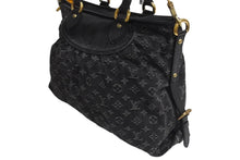 Load image into Gallery viewer, 極美品 LOUIS VUITTON ルイヴィトン ネオカヴィ GM ハンドバッグ M95352 モノグラムデニム ブラック レザー ゴールド金具 中古 4c070482
