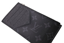 Load image into Gallery viewer, 新品同様 LOUIS VUITTON ルイヴィトン コインカード ホルダー コインケース M30271 モノグラム エクリプス タイガレザー ブラック 中古 4c070484