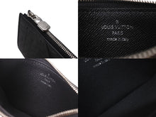 Load image into Gallery viewer, 新品同様 LOUIS VUITTON ルイヴィトン コインカード ホルダー コインケース M30271 モノグラム エクリプス タイガレザー ブラック 中古 4c070484