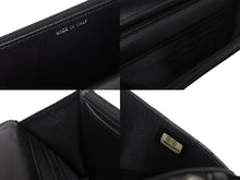 Load image into Gallery viewer, CHANEL シャネル ボーイシャネル ショルダーバッグ チェーンウォレット 19番台 ラムスキン ブラック シルバー 美品 中古 4c070487