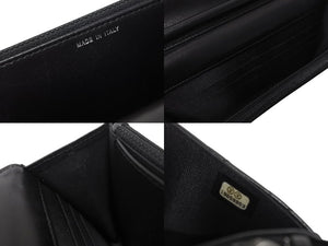 CHANEL シャネル ボーイシャネル ショルダーバッグ チェーンウォレット 19番台 ラムスキン ブラック シルバー 美品 中古 4c070487