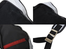 Load image into Gallery viewer, PRADA プラダスポーツ リュック デイパック 4VZ033 イタリア製 ポリエステル ポリウレタン グレー レッド ライトブルー 美品 中古 4c070490