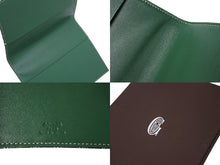 Load image into Gallery viewer, Brand new, unused GOYARD Castiglione notebook cover CASTIGMMLTY09CL09X, marquee green PVC leather, pre-owned, item number 4c070493 