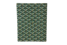 Load image into Gallery viewer, Brand new, unused GOYARD Castiglione notebook cover CASTIGMMLTY09CL09X, marquee green PVC leather, pre-owned, item number 4c070493 