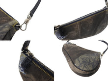 Load image into Gallery viewer, 極美品 ChristianDior クリスチャンディオール デニムサドルポーチ ショルダーバッグ シルバー 中古 4c070496