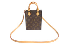 Load image into Gallery viewer, 極美品 LOUIS VUITTON ルイヴィトン プティットサックプラ ハンドバッグ M69442 2WAY モノグラム ブラウン ゴールド金具 中古 4c070497