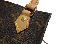 Load image into Gallery viewer, 極美品 LOUIS VUITTON ルイヴィトン プティットサックプラ ハンドバッグ M69442 2WAY モノグラム ブラウン ゴールド金具 中古 4c070497