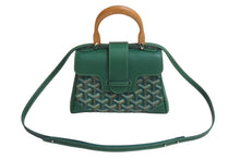 Load image into Gallery viewer, 極美品 GOYARD ゴヤール サイゴン ミニ ソフトバッグ 2WAY ハンドバッグ SAIGONMINTY09CL09P グリーン シルバー金具 中古 4c070507