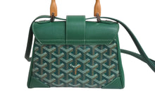 Load image into Gallery viewer, 極美品 GOYARD ゴヤール サイゴン ミニ ソフトバッグ 2WAY ハンドバッグ SAIGONMINTY09CL09P グリーン シルバー金具 中古 4c070507