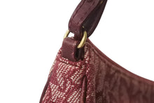 Load image into Gallery viewer, Christian Dior クリスチャンディオール サドルポーチ ワンショルダーバッグ トロッター MC 1022 ボルドー 美品 中古 4c070513