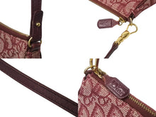 Load image into Gallery viewer, Christian Dior クリスチャンディオール サドルポーチ ワンショルダーバッグ トロッター MC 1022 ボルドー 美品 中古 4c070513