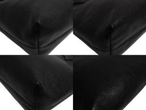 極美品 ChromeHearts クロムハーツ FSトートバッグ セメタリークロスパッチ レザー シルバー925 ブラック 中古 4c070518