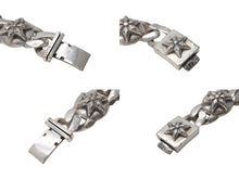 Load image into Gallery viewer, CHROME HEARTS クロムハーツ スターリンク ブレスレット 6リンク 重量118.9g 腕周り約19.1cm 1997/2002/.925刻印 良品 中古 4c070519