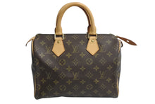 Load image into Gallery viewer, LOUISVUITTON ルイヴィトン スピーディ25 ハンドバッグ モノグラム M41528 ブラウン ゴールド金具 美品 中古 4c070521