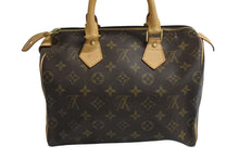 Load image into Gallery viewer, LOUISVUITTON ルイヴィトン スピーディ25 ハンドバッグ モノグラム M41528 ブラウン ゴールド金具 美品 中古 4c070521