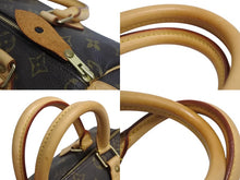 Load image into Gallery viewer, LOUISVUITTON ルイヴィトン スピーディ25 ハンドバッグ モノグラム M41528 ブラウン ゴールド金具 美品 中古 4c070521