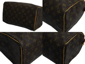 LOUISVUITTON ルイヴィトン スピーディ25 ハンドバッグ モノグラム M41528 ブラウン ゴールド金具 美品 中古 4c070521
