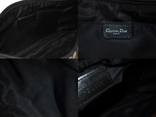 Load image into Gallery viewer, Christian Dior クリスチャンディオール ワンショルダーバッグ トロッター PZ0092 キャンバス レザー ブラック グレー 美品 中古 4c070523