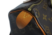 Load image into Gallery viewer, LOUIS VUITTON ルイヴィトン スピーディ25 ハンドバッグ ボストンバッグ型 モノグラム M41528 ブラウン ゴールド金具 美品 中古 4c070525