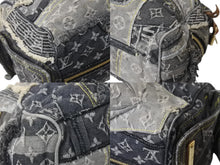 Load image into Gallery viewer, LOUISVUITTON ルイヴィトン スピーディ30 ボストンバッグ パッチワーク M95381 モノグラムデニム ブラック 中古 4c070530