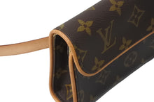 Load image into Gallery viewer, LOUIS VUITTON ルイヴィトン ウエスト ショルダーバッグ M51855 モノグラム ポシェットフロランティーヌ ブラウン 美品 中古 4c070539