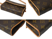 Load image into Gallery viewer, LOUIS VUITTON ルイヴィトン ウエスト ショルダーバッグ M51855 モノグラム ポシェットフロランティーヌ ブラウン 美品 中古 4c070539