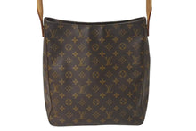 Load image into Gallery viewer, LOUIS VUITTON ルイヴィトン ルーピングGM ハンドバッグ モノグラム M51145 ブラウン ゴールド金具 美品 中古 4c070543
