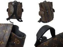 Load image into Gallery viewer, LOUIS VUITTON ルイヴィトン クリストファー MM リュック バックパック M43735 モノグラムマカサー PVC レザー 中古 4c070556