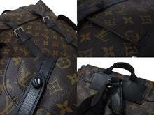 Load image into Gallery viewer, LOUIS VUITTON ルイヴィトン クリストファー MM リュック バックパック M43735 モノグラムマカサー PVC レザー 中古 4c070556