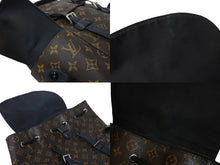 Load image into Gallery viewer, LOUIS VUITTON ルイヴィトン クリストファー MM リュック バックパック M43735 モノグラムマカサー PVC レザー 中古 4c070556