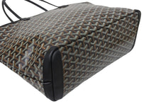 Load image into Gallery viewer, 新品未使用 GOYARD ゴヤール アルトワMM トートバッグ ハンドバッグ コーティングキャンバス レザー ブラック 中古 4c070559
