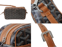 Load image into Gallery viewer, GOYARD ゴヤール カップヴェールPM ショルダーバッグ CAPVE2PMLTY01CL01P ブラウン PVC レザー シルバー金具 美品 中古 4c070560