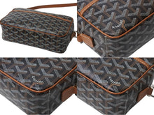 Load image into Gallery viewer, GOYARD ゴヤール カップヴェールPM ショルダーバッグ CAPVE2PMLTY01CL01P ブラウン PVC レザー シルバー金具 美品 中古 4c070560