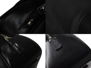PRADA プラダ ハンドバック ミニ ボストンバック ナイロン レザー B10764 ブラック 黒 美品 中古 4c070569