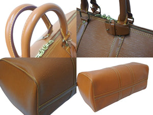 LOUIS VUITTON ルイヴィトン キーポル45 ボストンバッグ M42978 エピレザー ジパングゴールド 美品 中古 4c070574