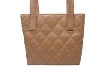 Load image into Gallery viewer, CHANEL シャネル ココマーク ハンドバッグ ワイルドステッチ 7番台 カーフスキン ベージュ ゴールド金具 美品 中古 4c070577