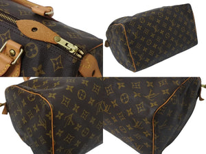 極美品 LOUIS VUITTON ルイヴィトン スピーディ30 ハンドバッグ M41526 モノグラムキャンバス ブラウン 中古 4c070581